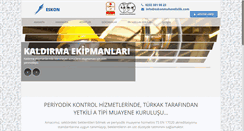 Desktop Screenshot of eskonmuhendislik.com